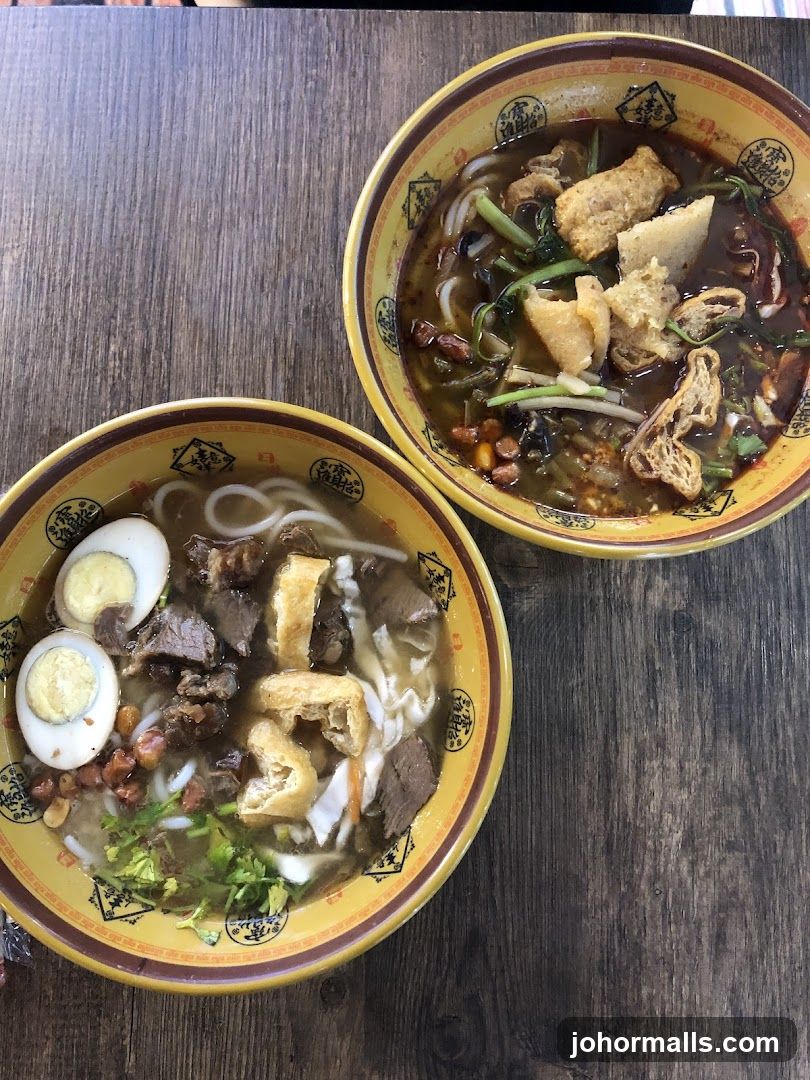 Two Bowls of Noodle Soup