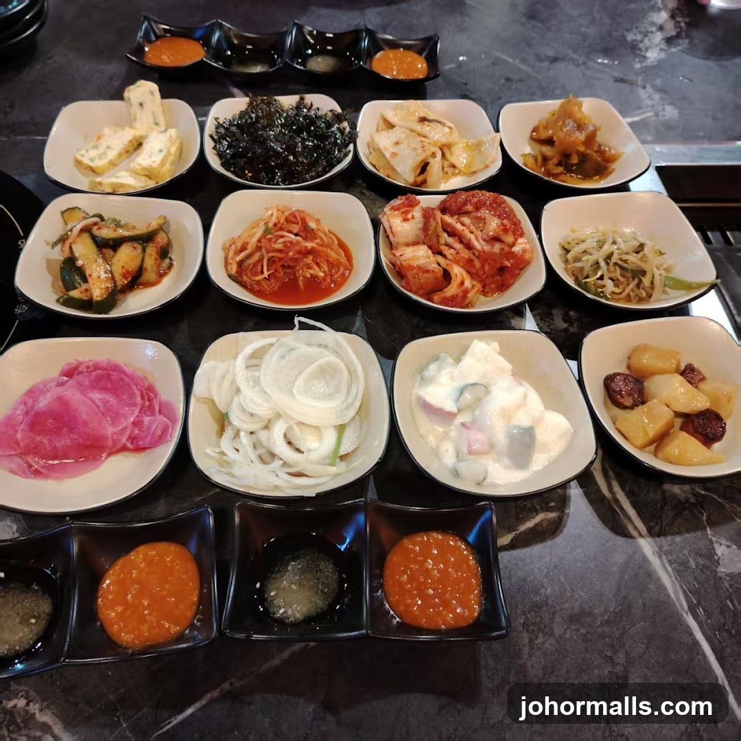 Assortment of Korean Side Dishes