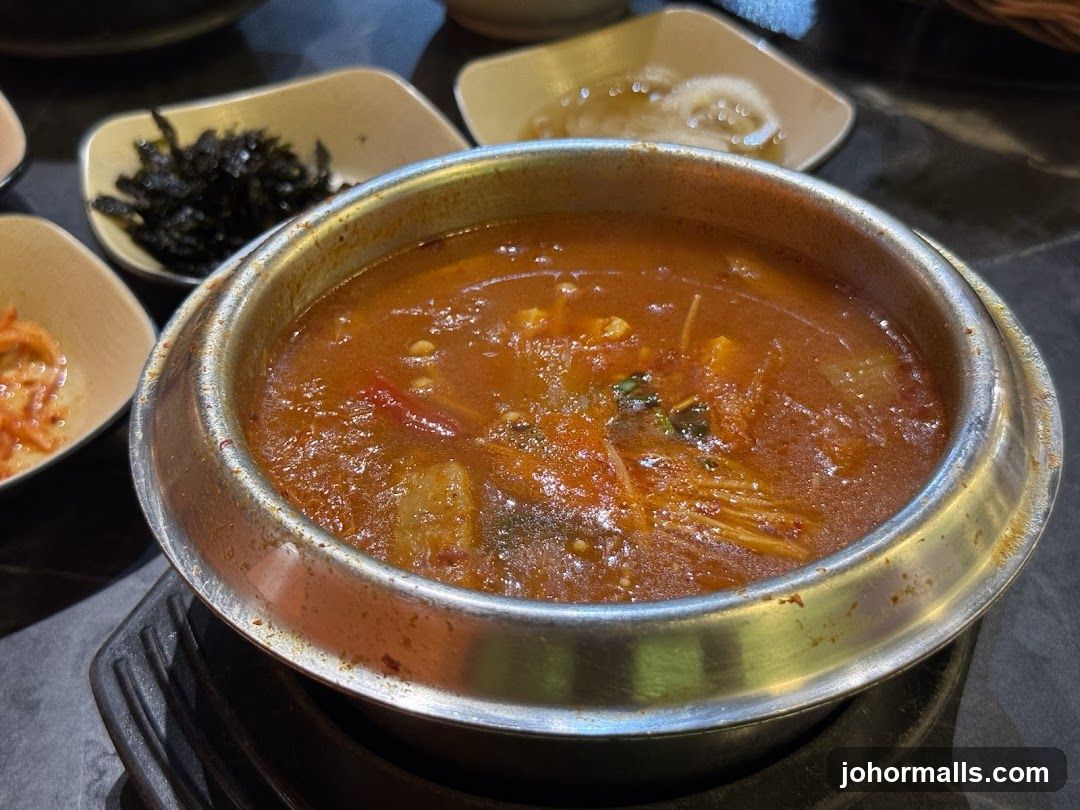 Korean Stew with Side Dishes
