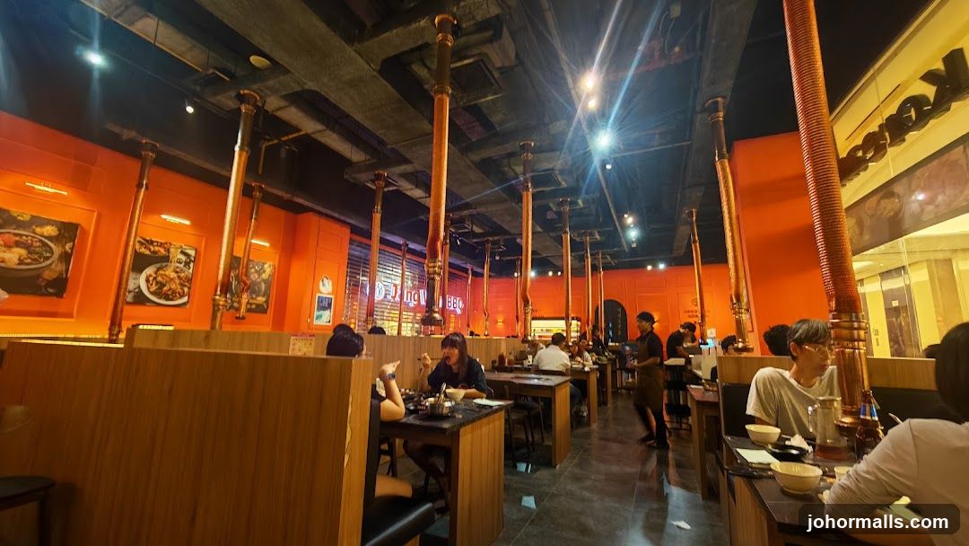 Korean BBQ Restaurant Interior
