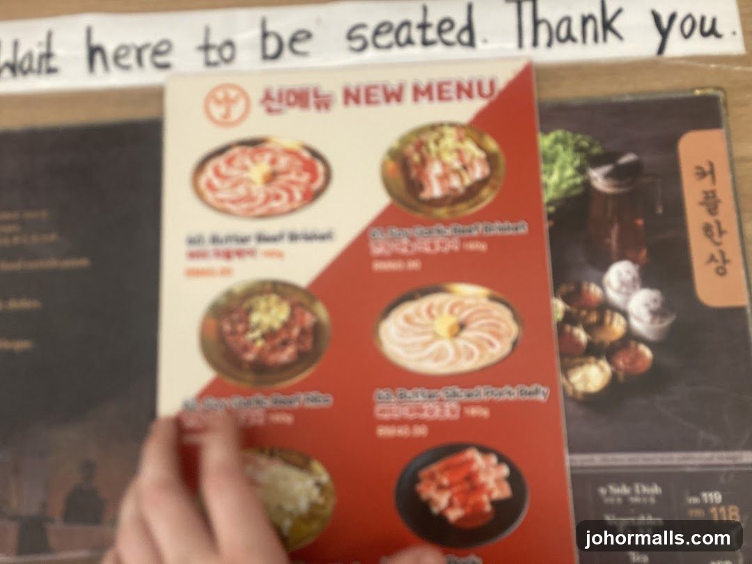 New Menu