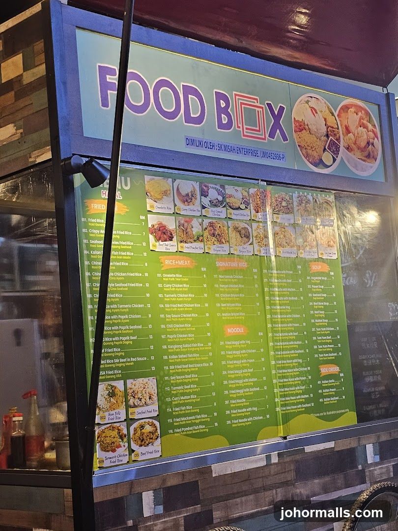 FOOD BOX Menu