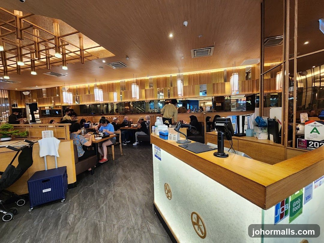 Restaurant Interior with Diners