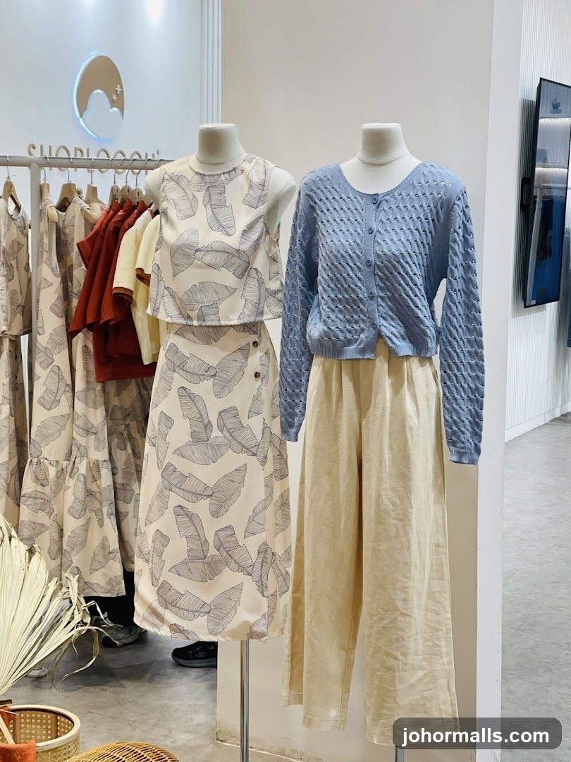 Mannequins in a clothing store