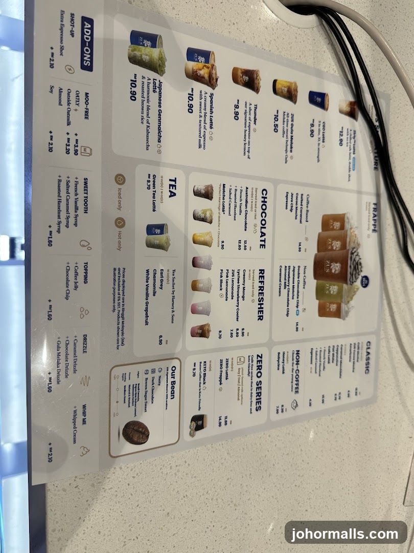 ZUS Menu