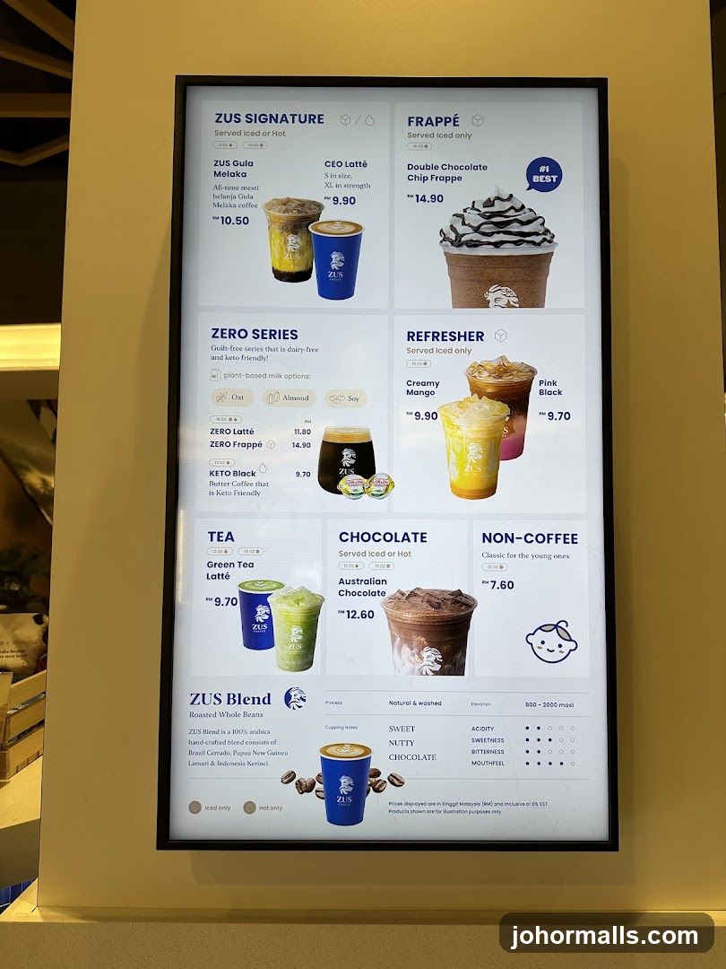 ZUS Menu