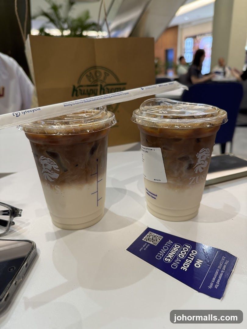 Two Iced Coffee Drinks