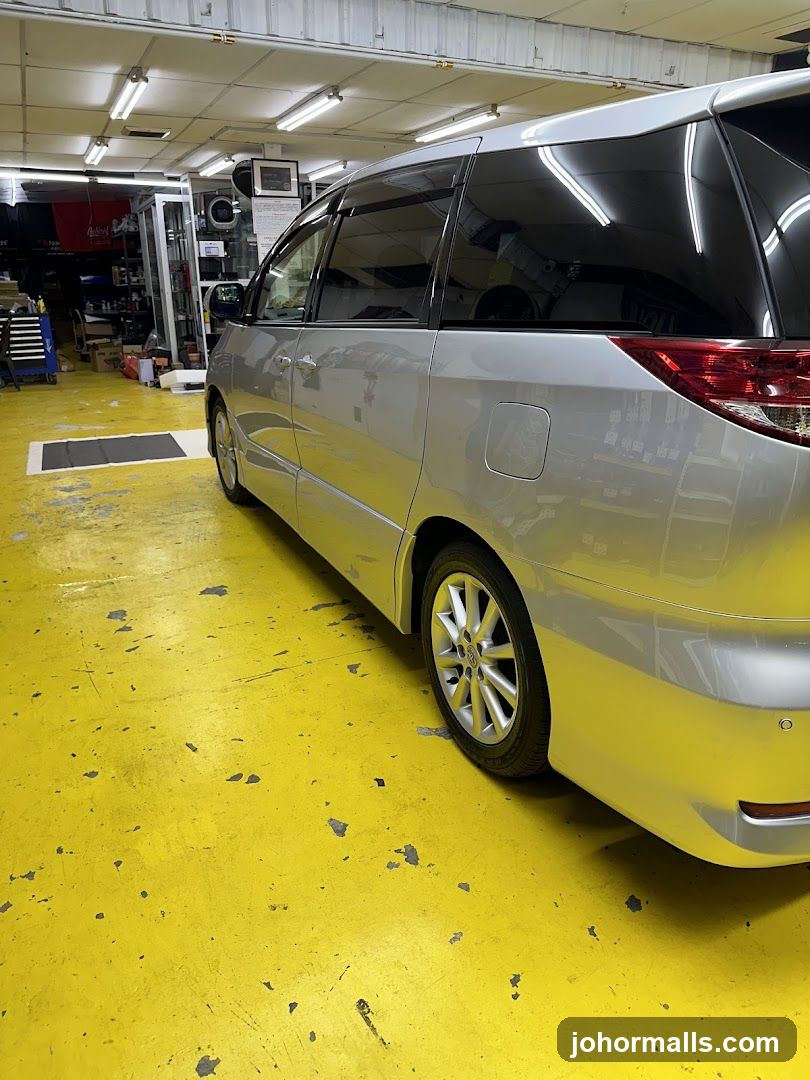 Car in Workshop