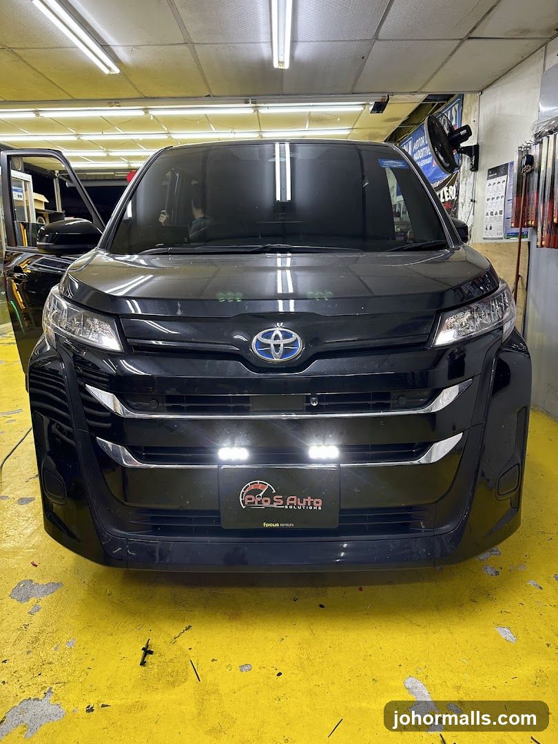 Car in Auto Shop