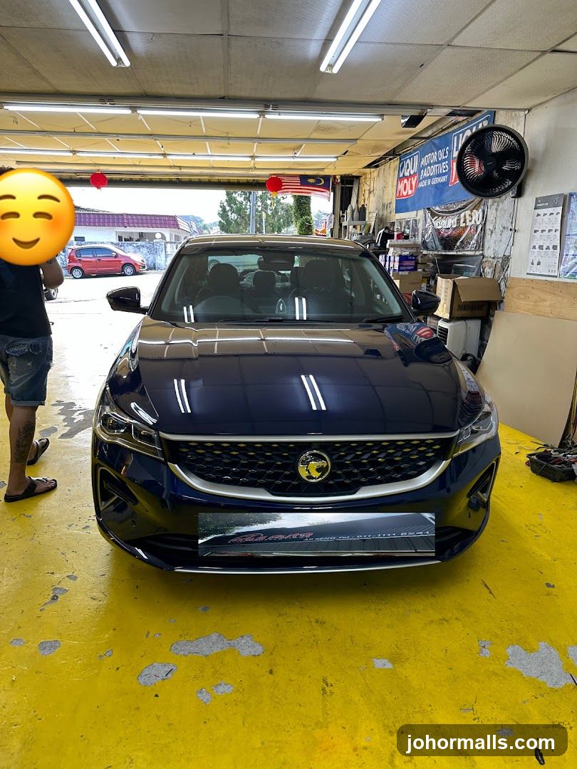 Car in Auto Shop