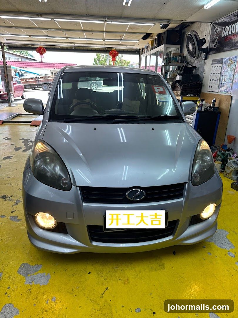 Car in Auto Repair Shop