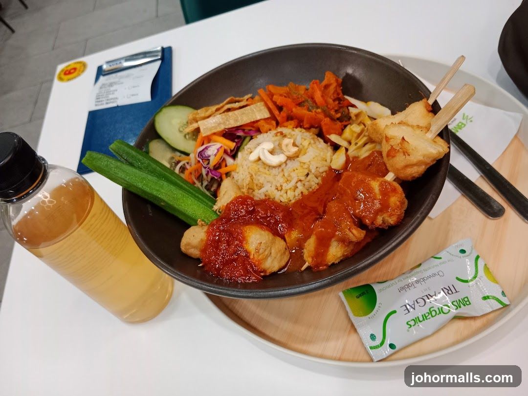 Meal with Drink and Supplement Packet