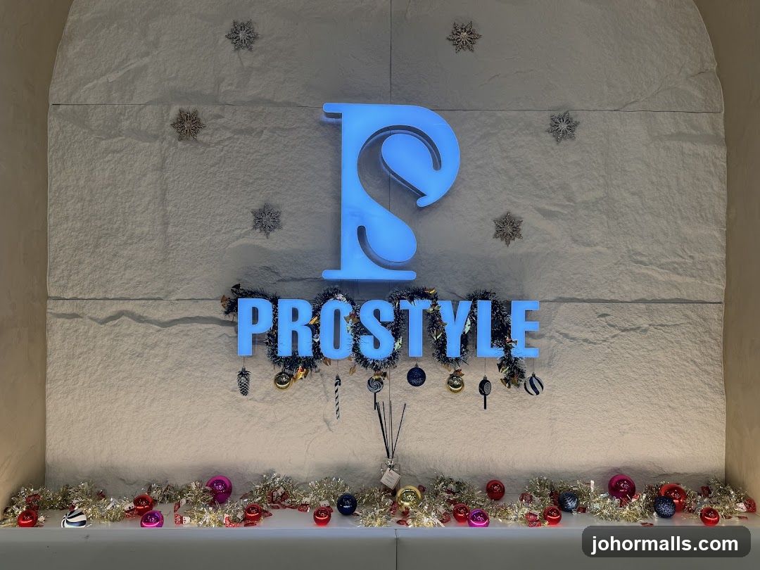 Prostyle Signage with Holiday Decorations