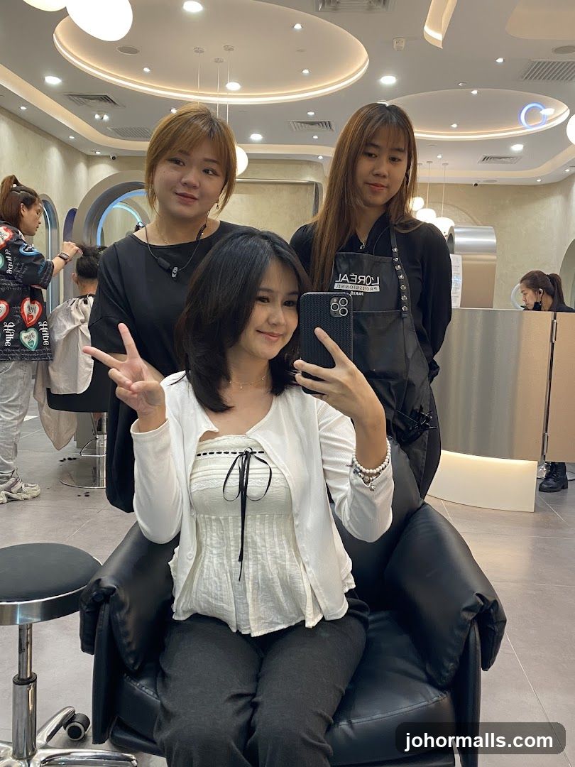 Hair Salon Selfie