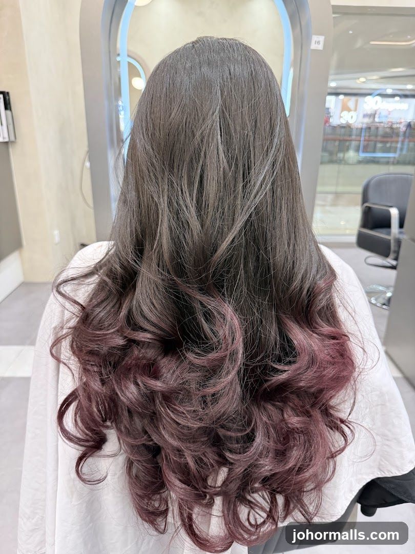 Woman with Ombre Hair