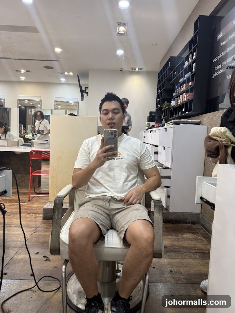 Man in a Barber Chair