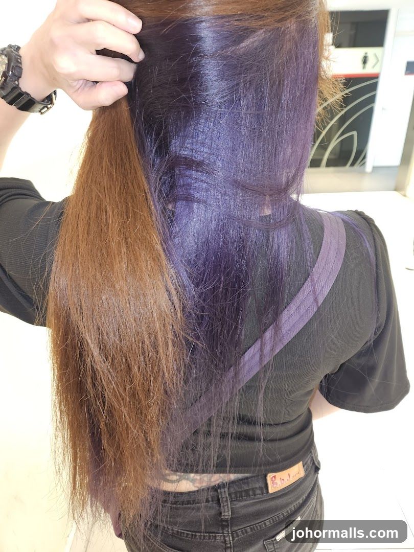 Woman with Two-Toned Hair