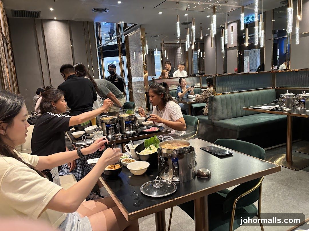 Diners at a Hot Pot Restaurant