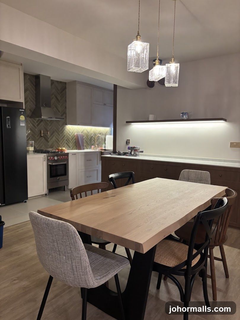 Dining Room and Kitchen Area