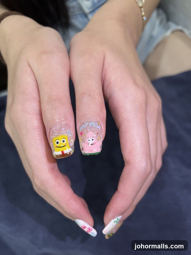 SpongeBob and Patrick Nails