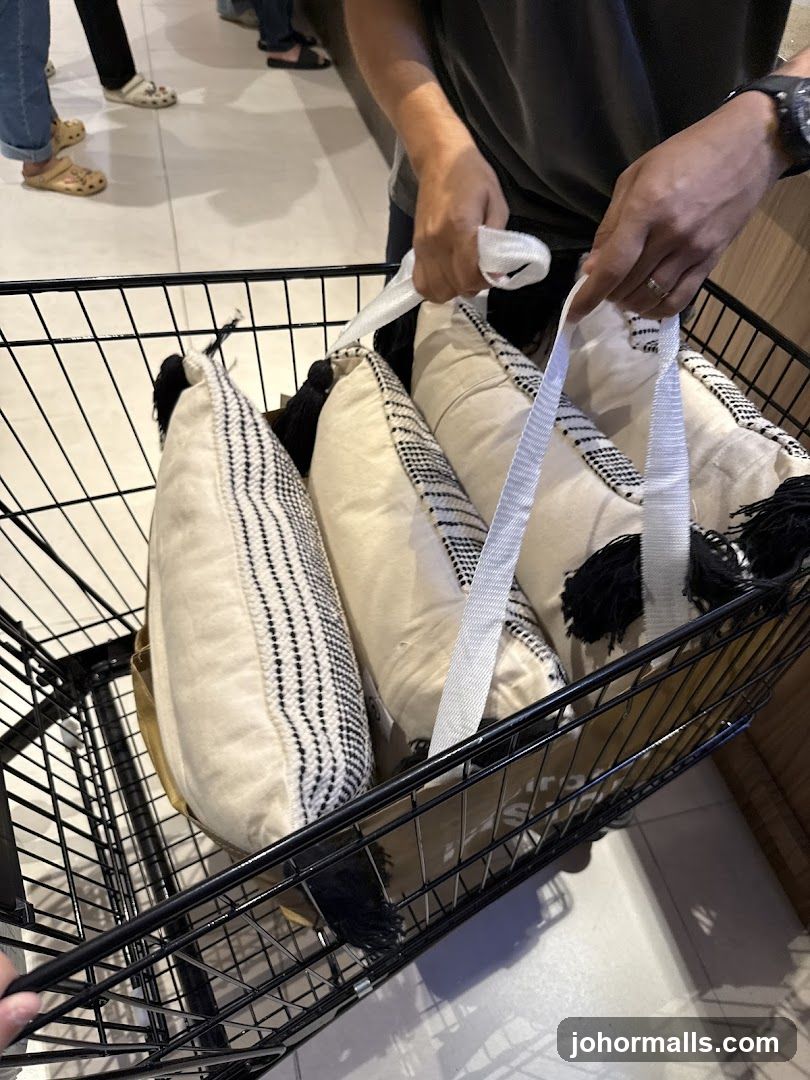 Shopping Cart with Cushions