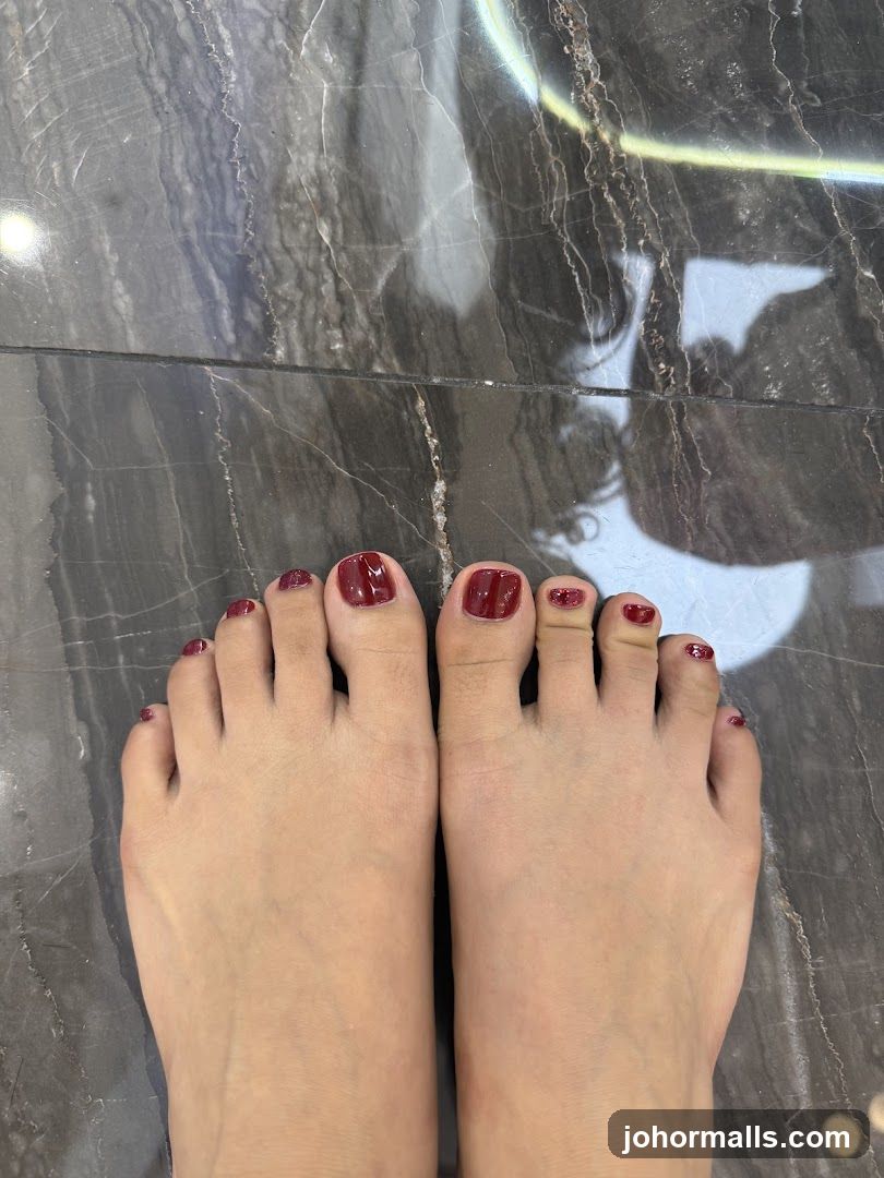 Pedicured Feet