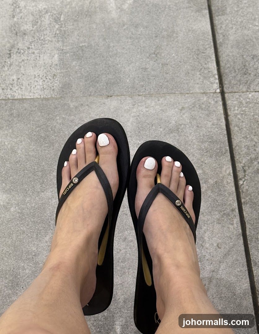 Feet in Flip-flops
