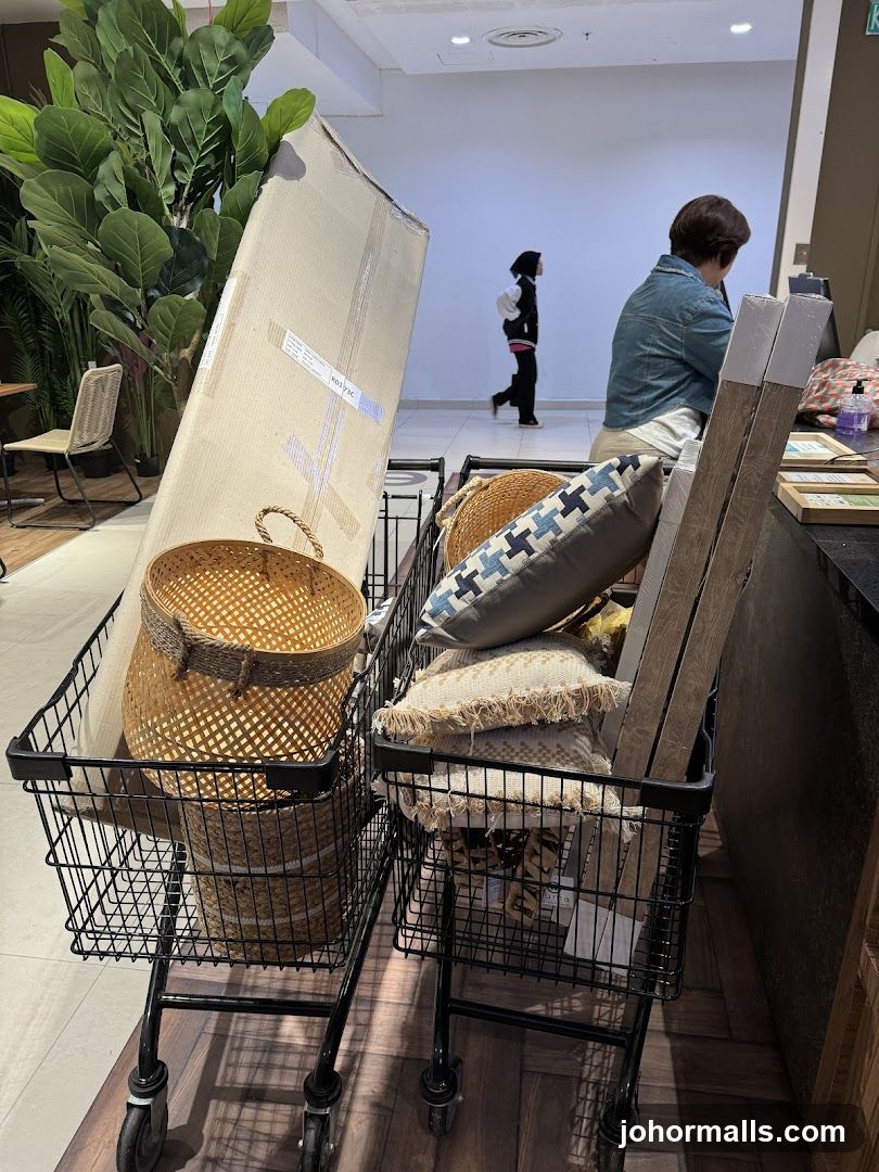 Shopping Carts Filled with Home Decor