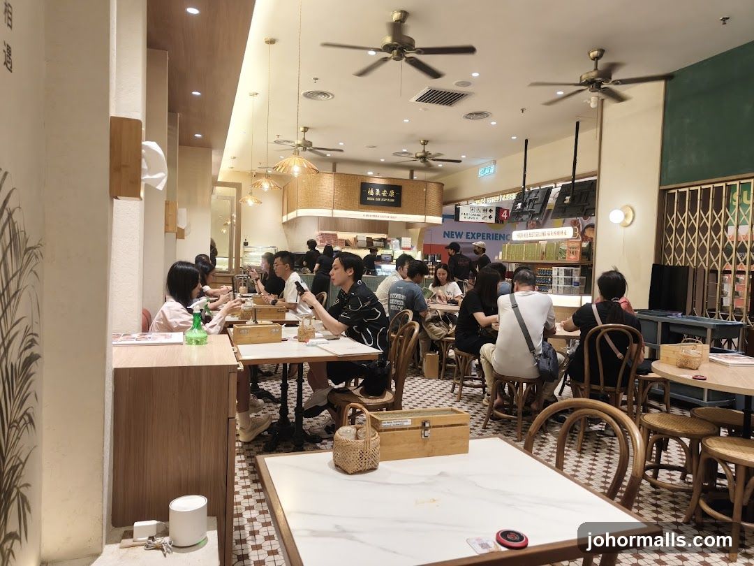 Restaurant Interior with Diners