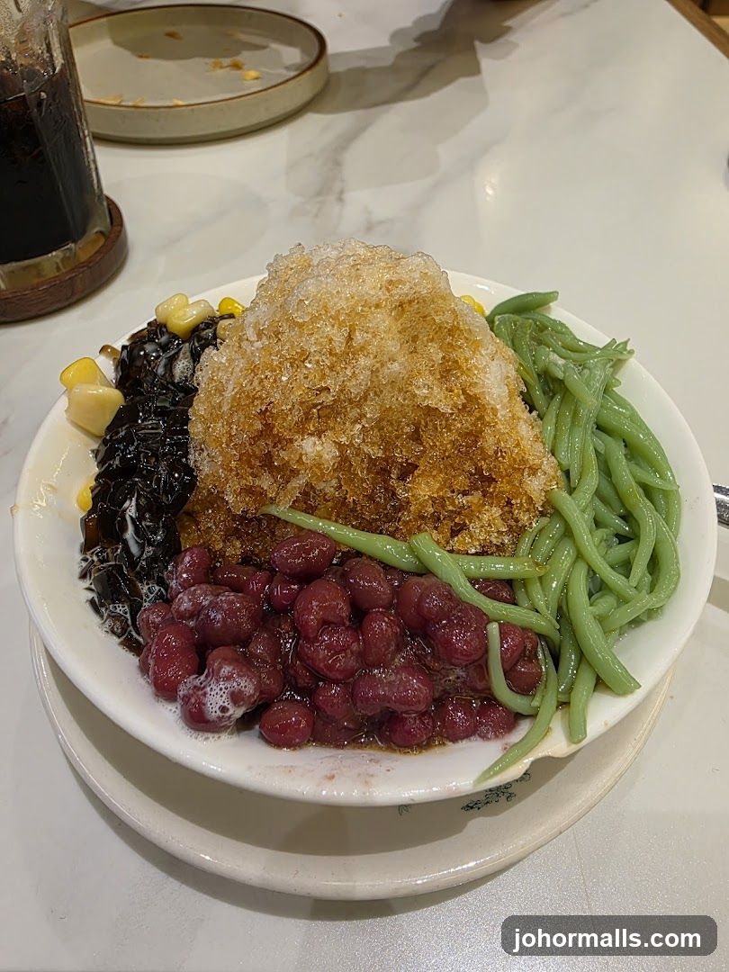 Dessert with Shaved Ice