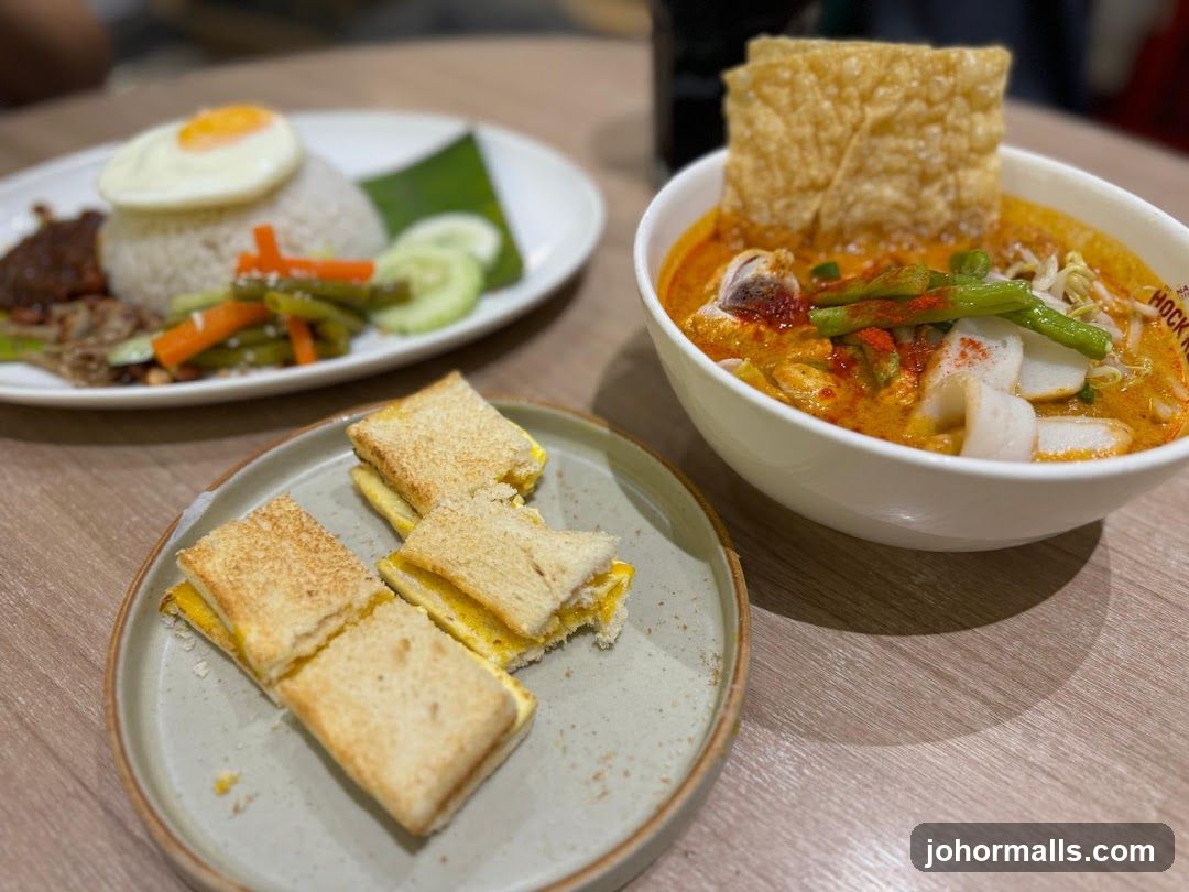Curry Laksa and Nasi Lemak