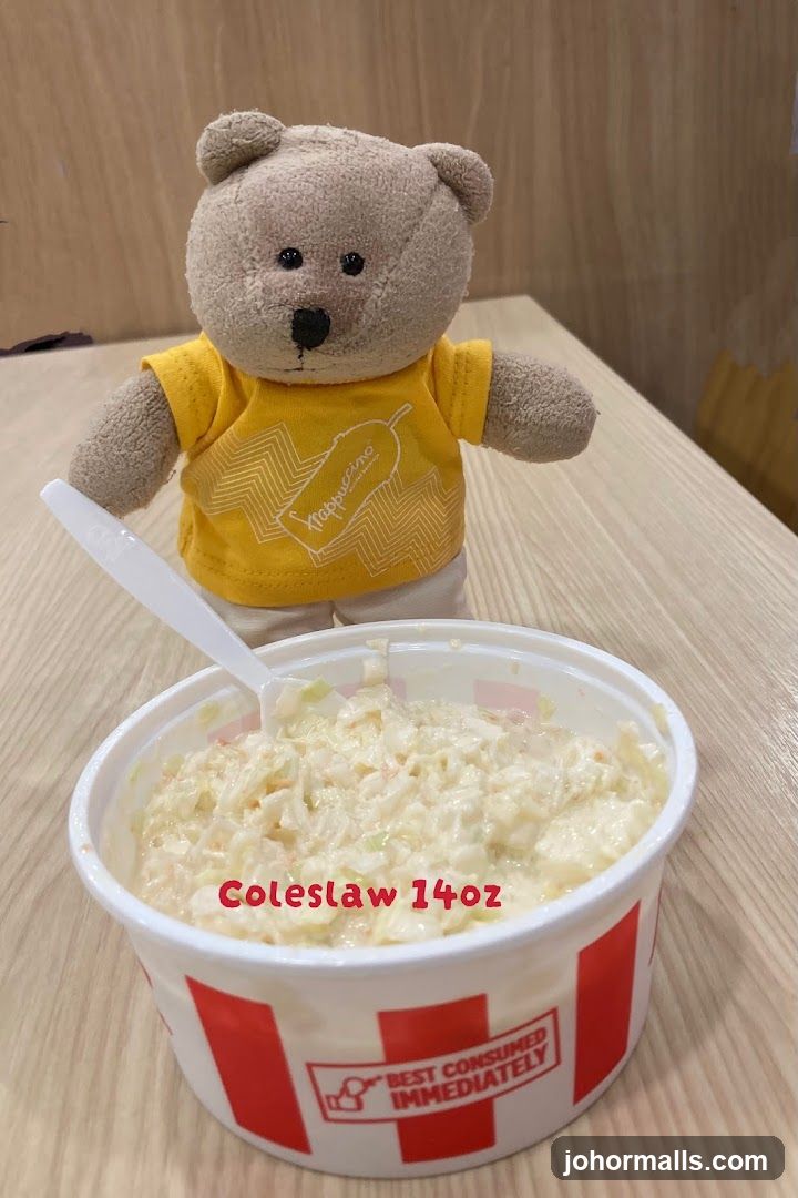 Coleslaw with a Teddy Bear