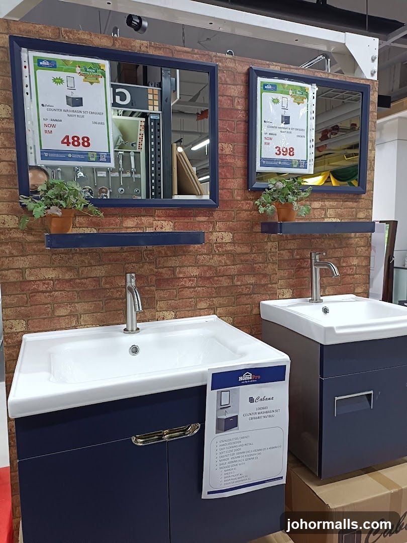 Bathroom Vanity Sets Display