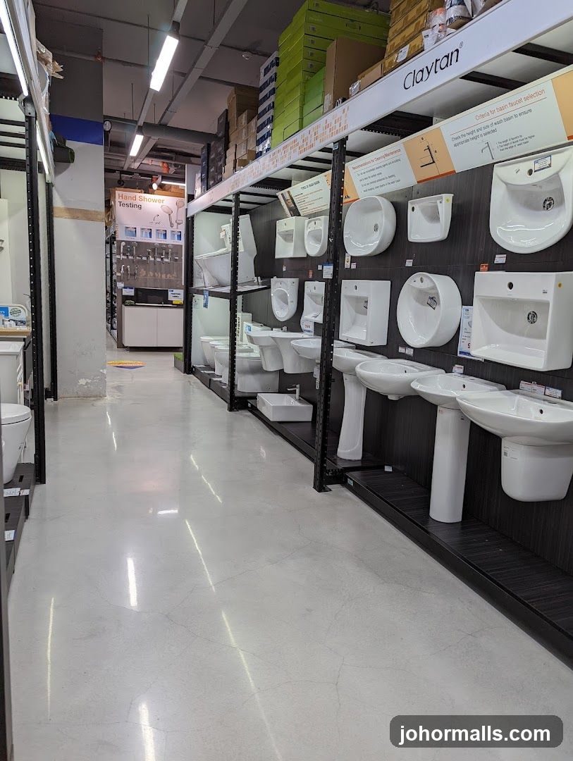 Bathroom Fixtures Display