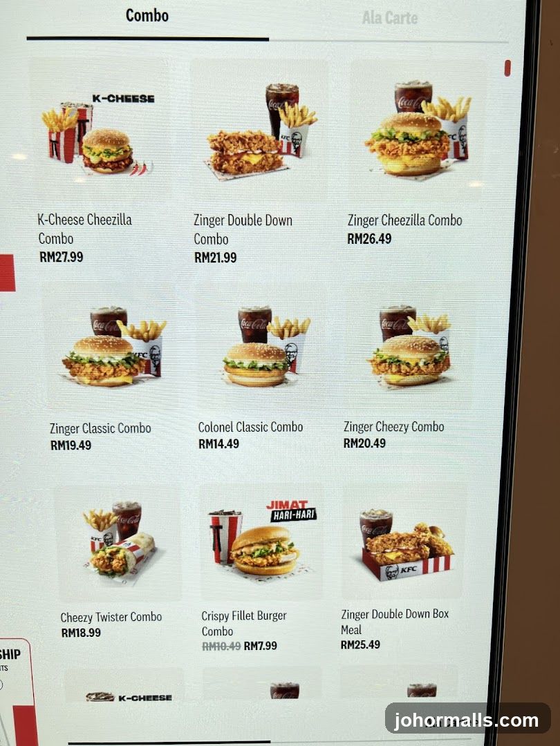 Combo Menu