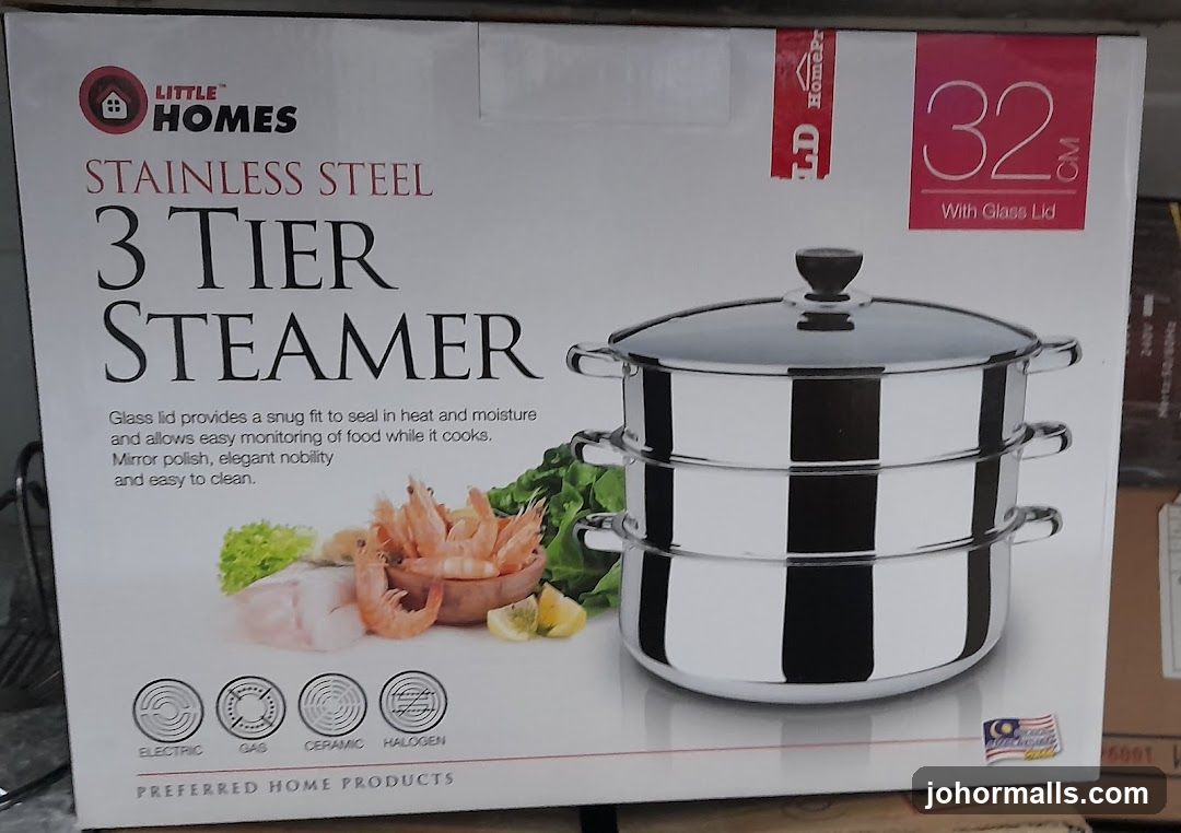 Little Homes 3 Tier Steamer