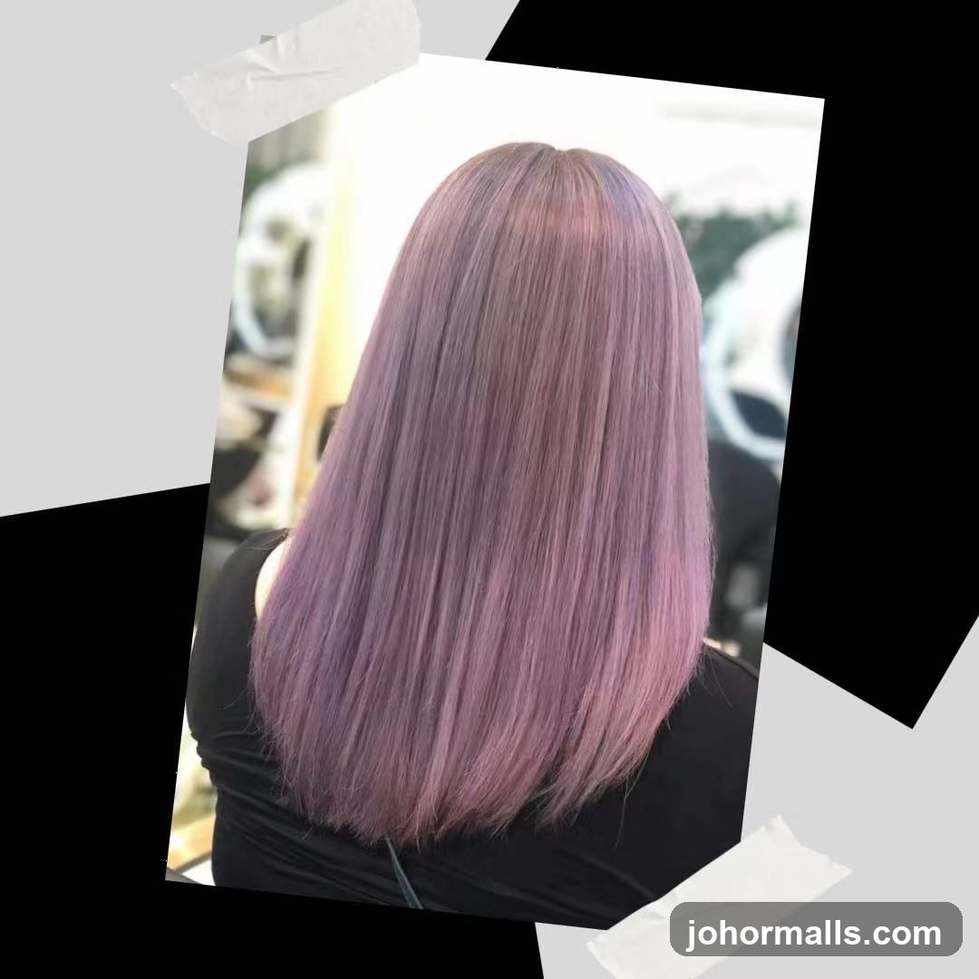 Woman with Lavender Hair