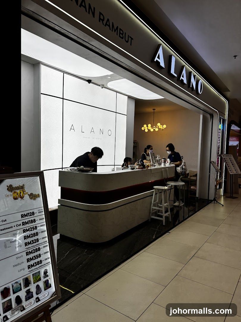 Alano Hair Studio Paradigm Mall JB