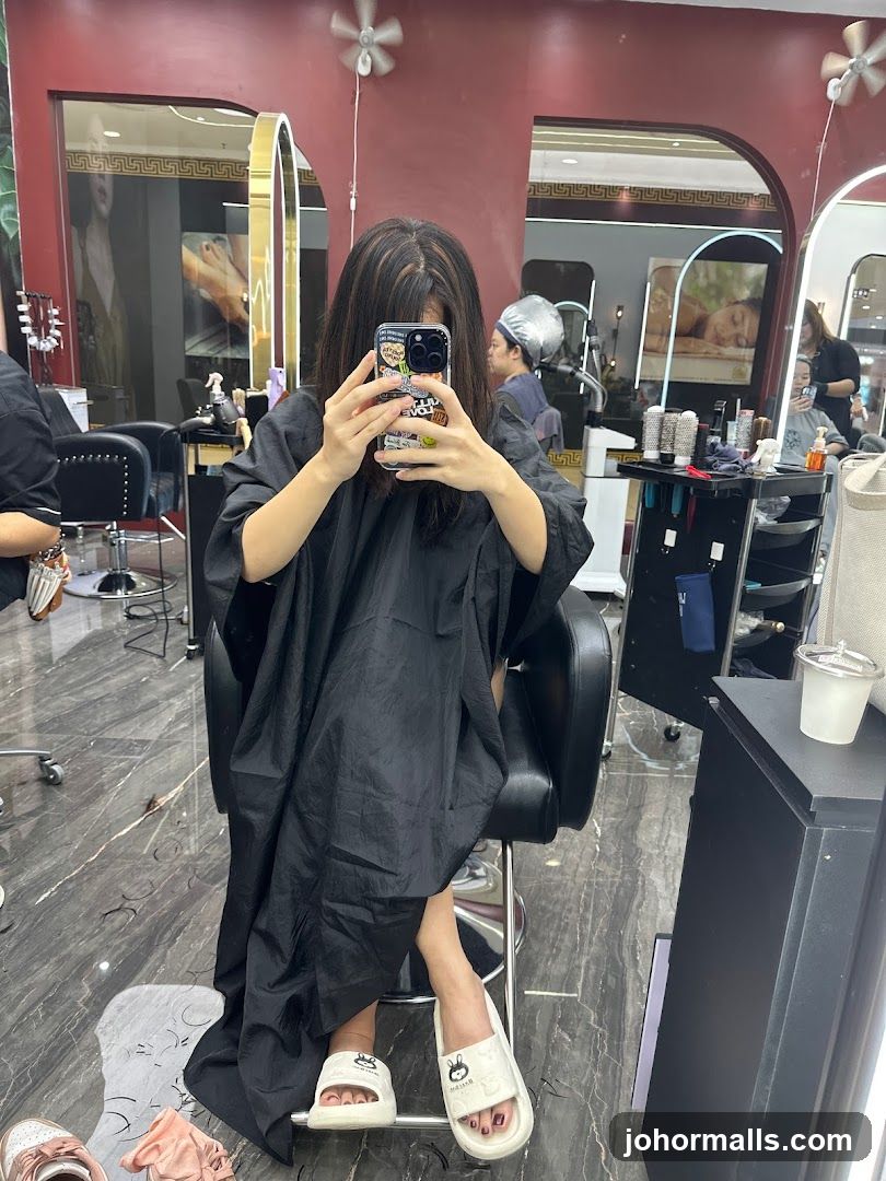 Woman in Hair Salon