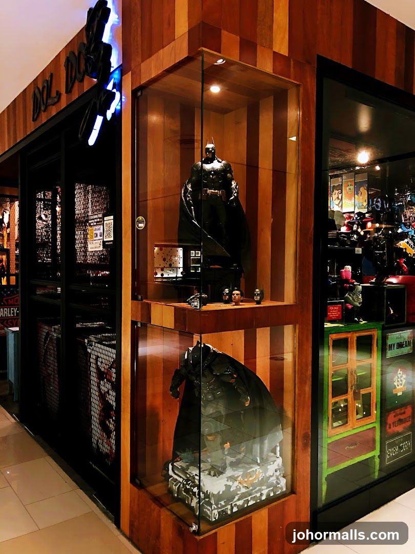 Store Display with Batman Figures