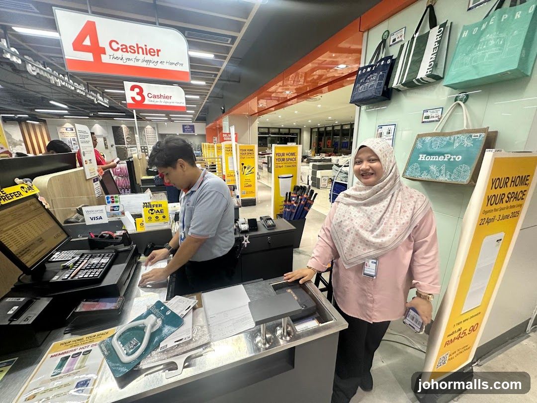 HomePro Cashier Area