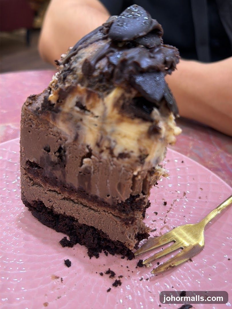 Chocolate Layer Cake Slice