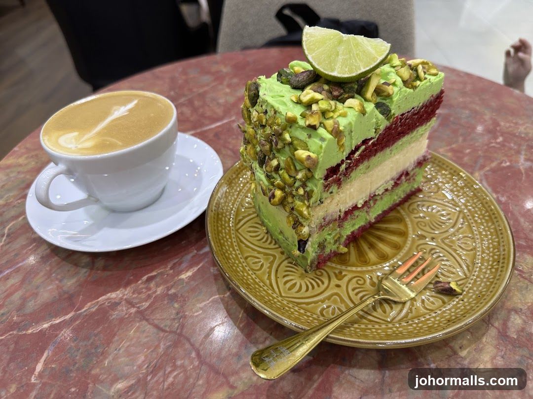 Coffee and Cake at Café