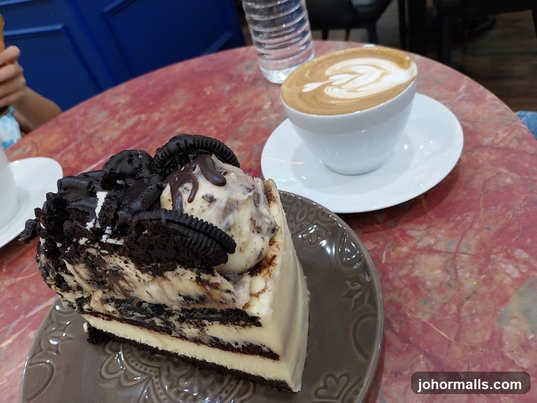 Coffee and Dessert at Café