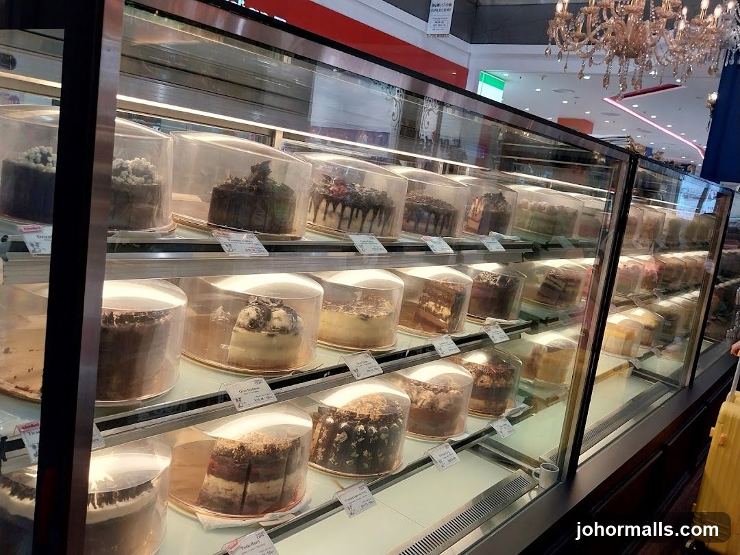 Cake Display Case in Retail Store
