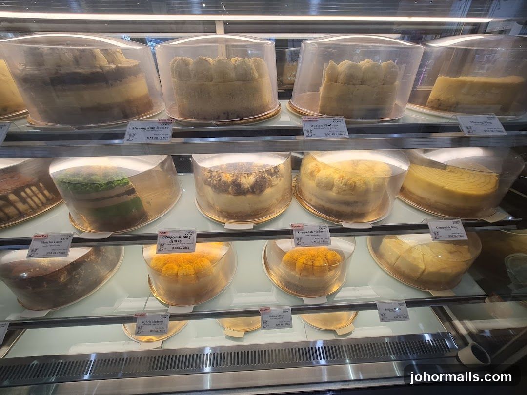 Display Case with Cakes