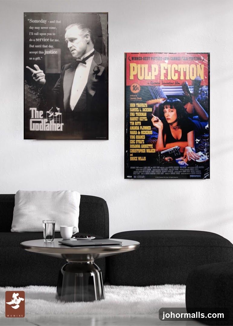Movie Posters in Living Room