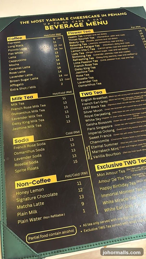 Beverage Menu