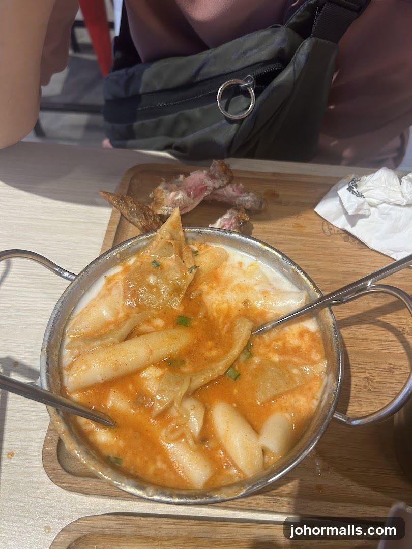 Food at dining table
