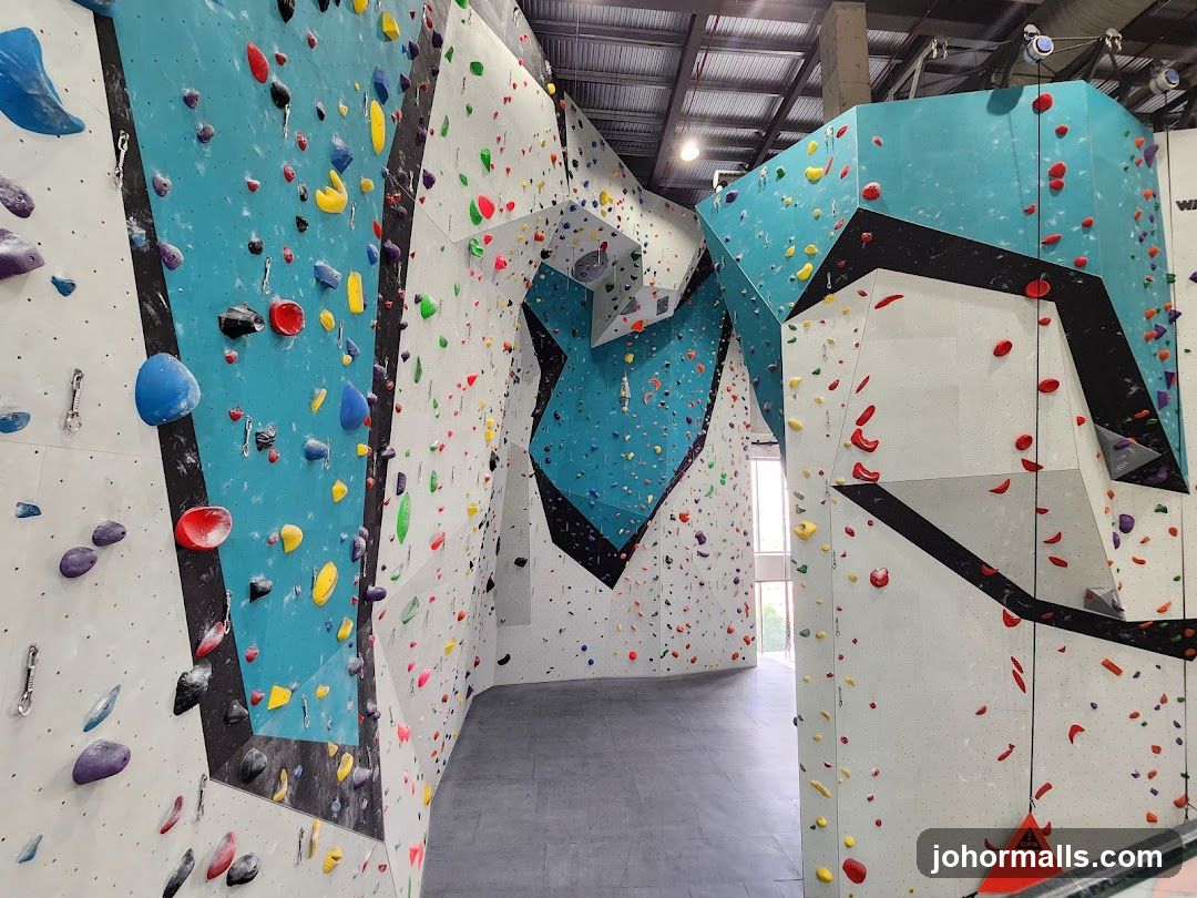 Indoor Climbing Gym Interior